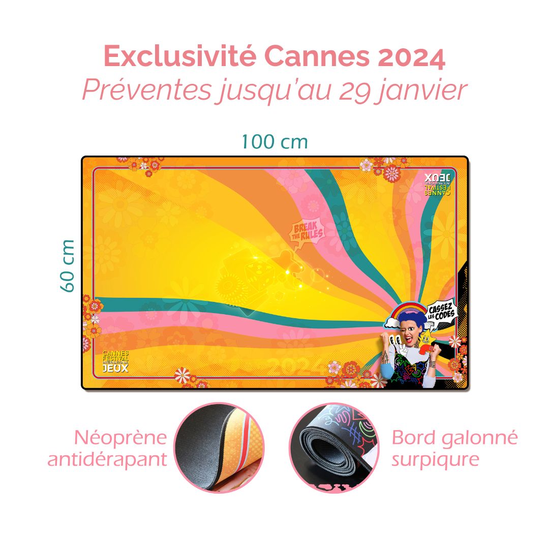 Tapis Officiel du Festival des jeux de Cannes 2024 Studio Stratosphères